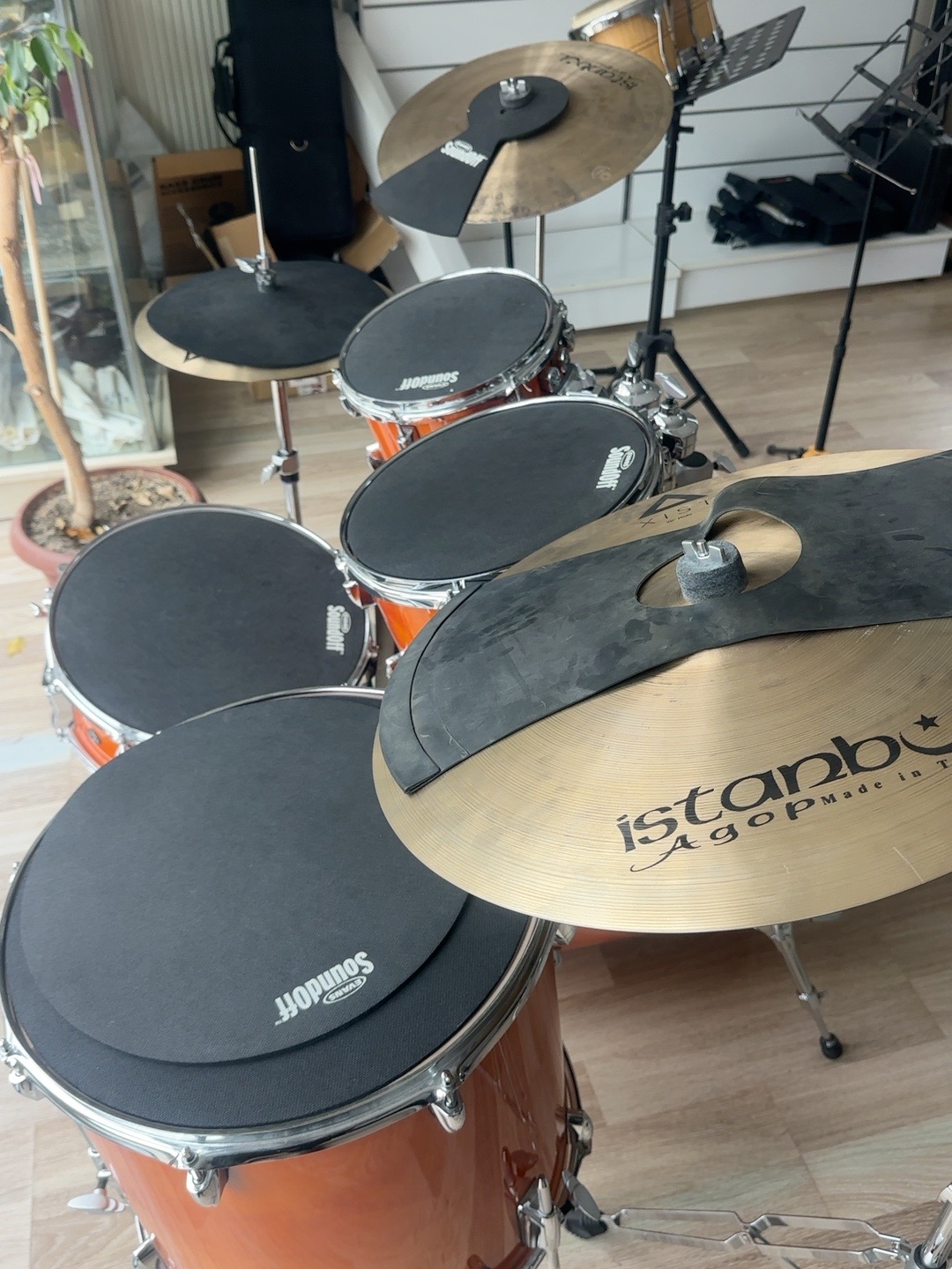 Yamaha bateri seti · İstanbul Agop + SoundOff — ürün fotoğrafı 2
